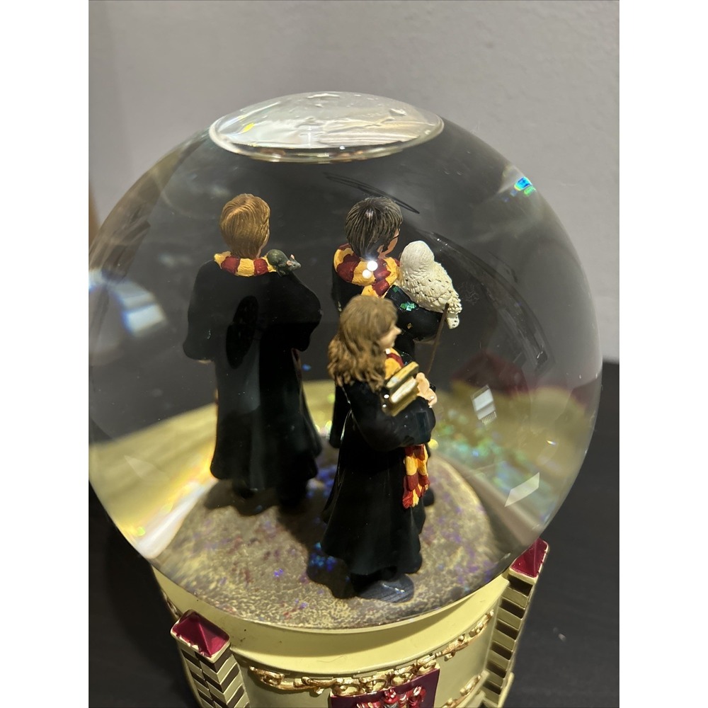 Harry Potter Trio San Francisco Music Box Waterglobe Hermione Ron "Hedwigs Theme - Picture 7 of 17
